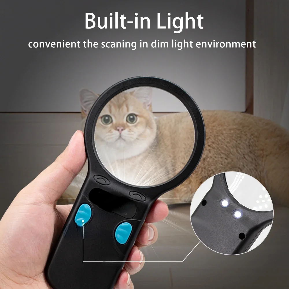 Pet Scanner ISO11784/5 Animal RDID USB Dog Cat Horse Handheld Microchip Scanner