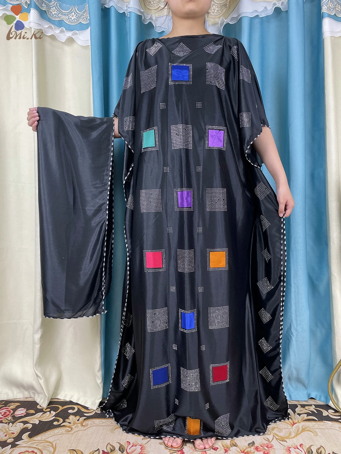 Muslim Prayer Clothing 2024 New African Abaya Women Clothing inlaid with Mubarak Dubai luxury clothing Islamic Clothing