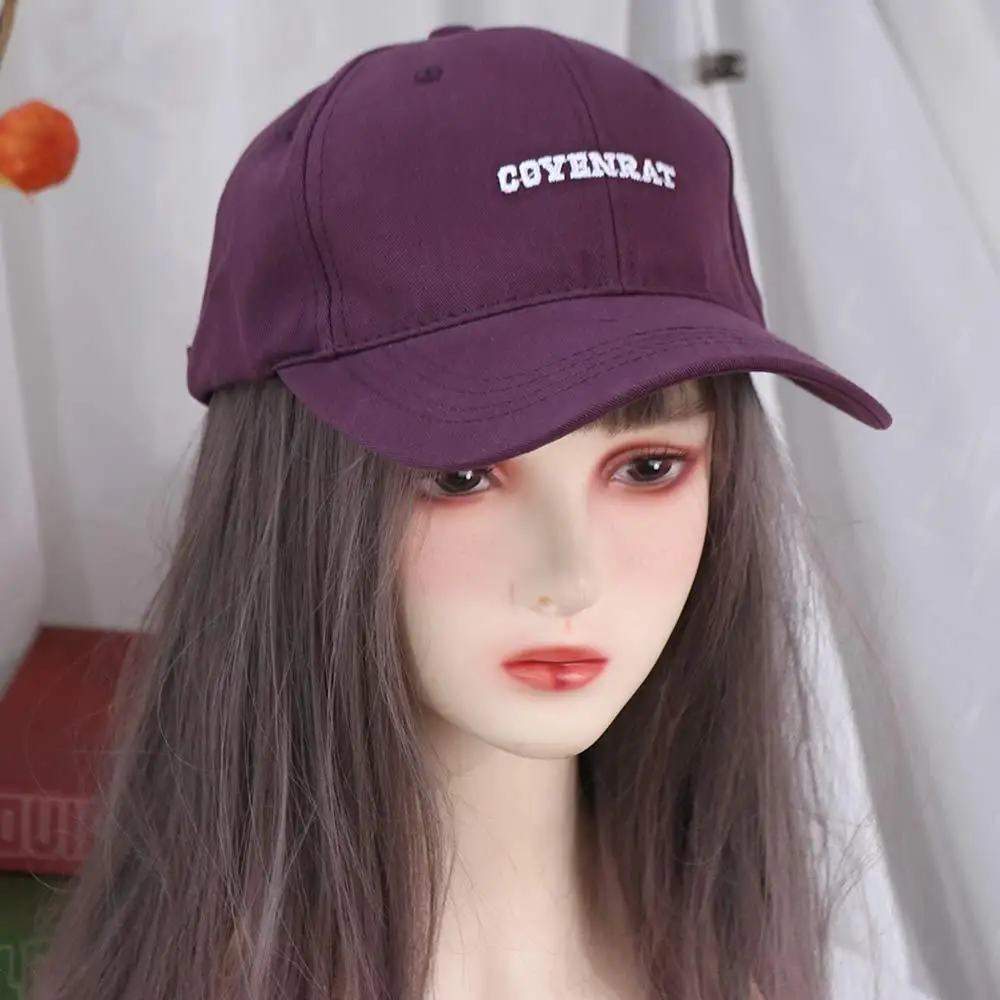 

Cotton OverSize Baseball Cap Adjustable Washable Vintage Duck Tongue Cap Sun Protection Korean Style Large Head Circlet Cap