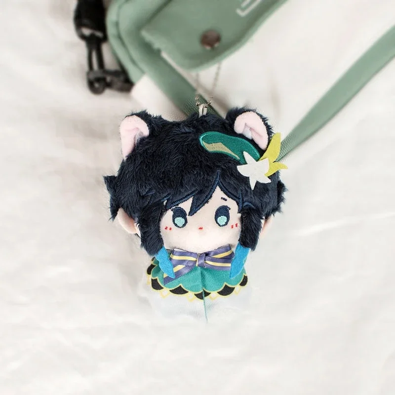 

Anime Genshin Impact Venti Xiao Tartaglia Kaedehara Kazuha Cosplay Cotton Doll keychain pendant Gift