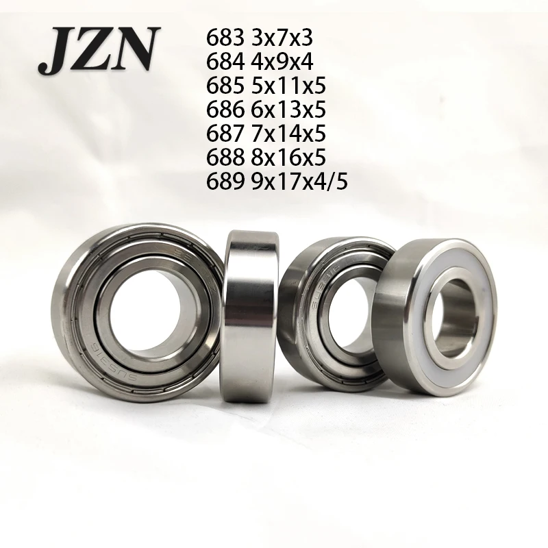 316 Stainless Steel Bearing 683 684 685 686 687 688 689 2RS ZZ Corrosion Resistance Micro Stainless Steel Bearing