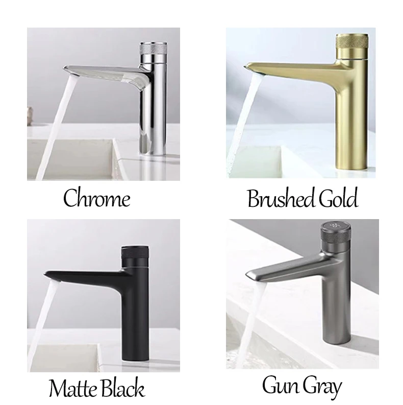 

Смеситель для ванной комнаты, черный, современный дизайн, хромированный, высокотехнологичный, с LED-дисплеем, цифровой индикатор уровня воды