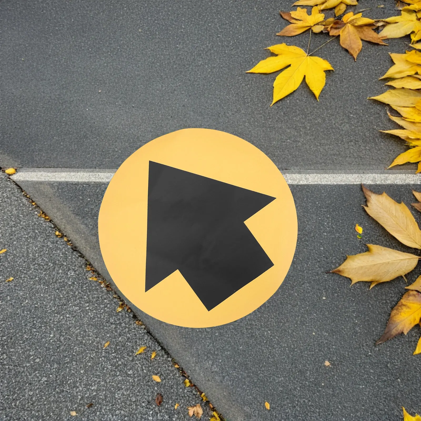 

5 Sheets Directional Floor Warning Signs High Visibility Arrow Floor Decal Social Distancing Safety Stickers for School Hospital