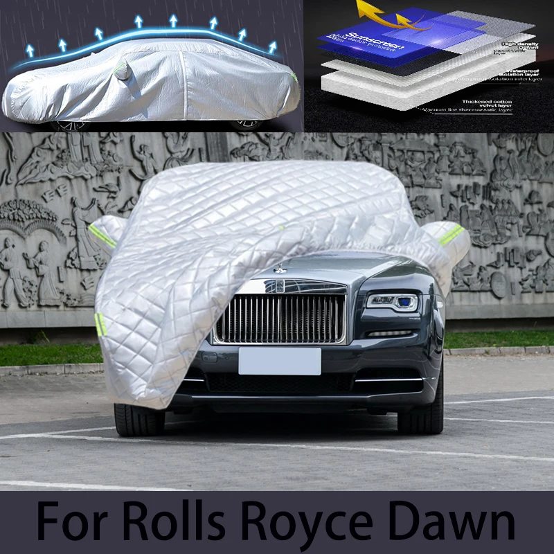 

For rolls royce dawn Hail prevention cover auto rain protection, scratch protection, paint peeling protection, car clothing