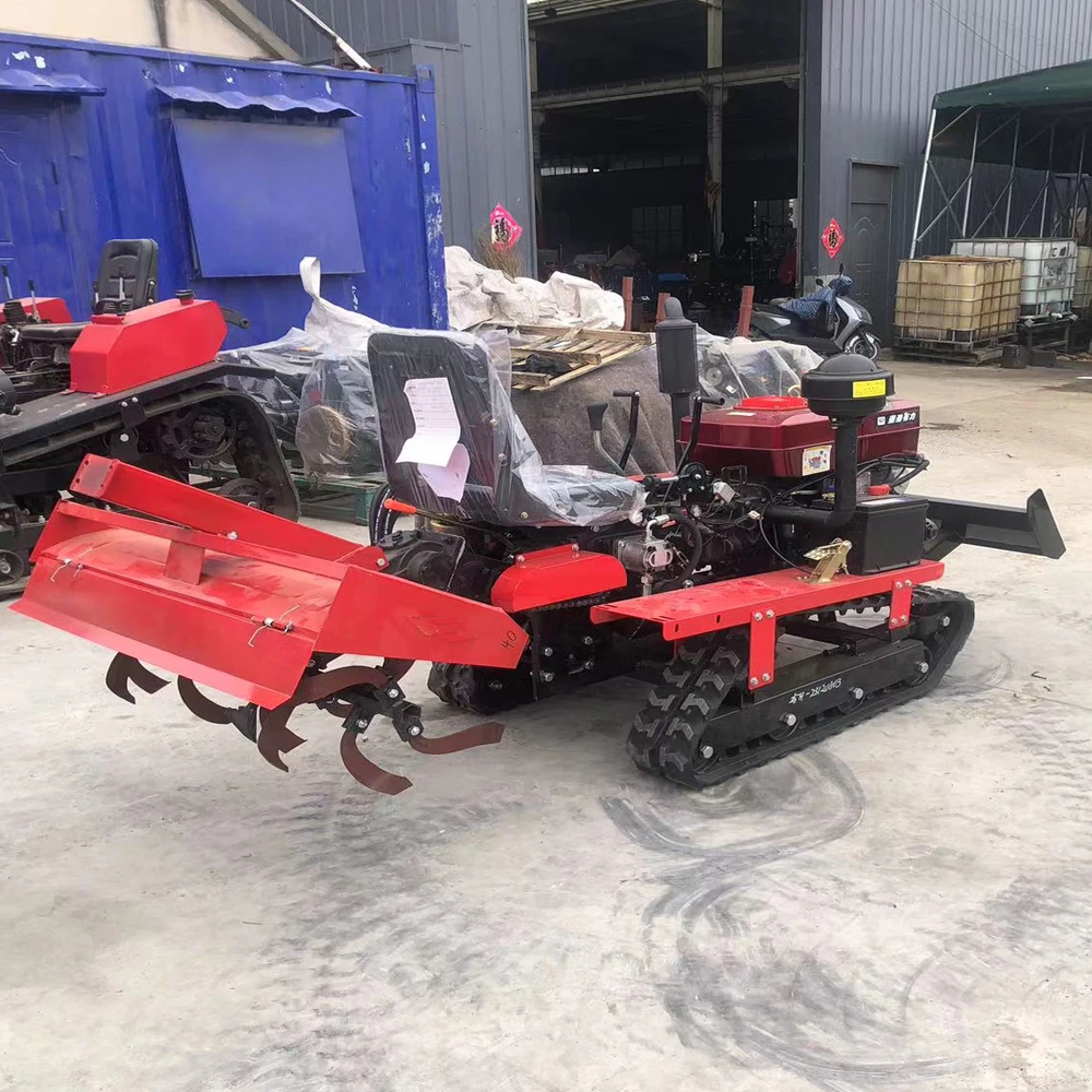 Best Price Farm Cultivator Rotary Tiller Agricultural Mini Crawler Tractor for Sale for Farm