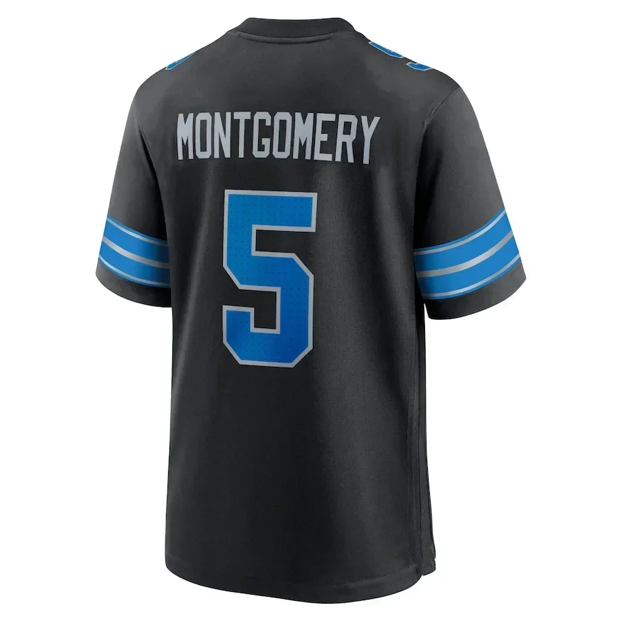New 2024 American Football DETROITLIONS #5 3D Rugby Jersey Sports short sleeves Family wear Summer Short sleeved