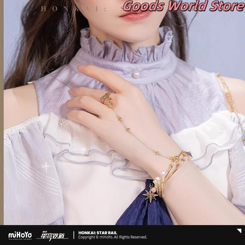 

Original Robin Bracelet Ring Set Mihoyo Game Honkai Star Rail Robin Cosplay Costume Anime Clothing Bracelet Halloween Gift