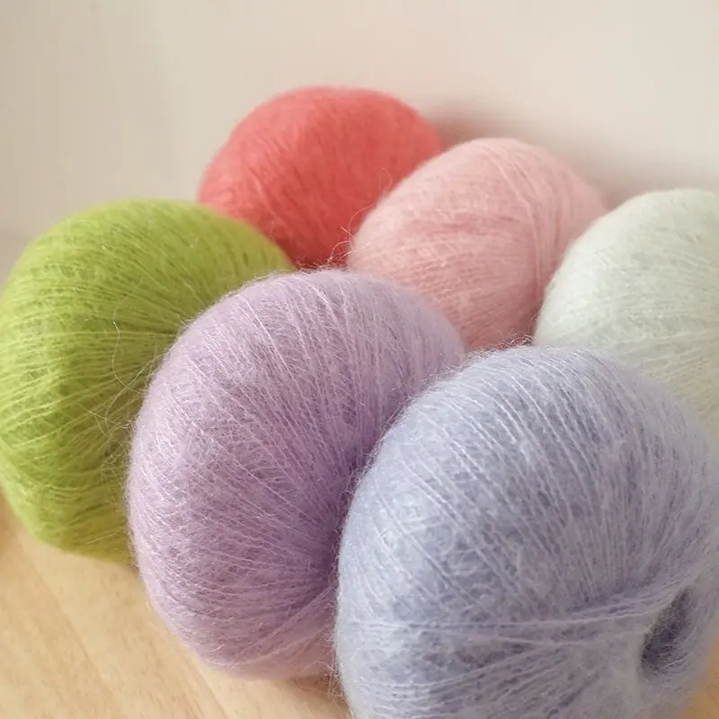 50 г 30% мохеровая супертонкая мягкая мохеровая пряжа ангорская кашемировая пряжа для ручного вязания плетение вязание крючком мягкий шарф высокого качества