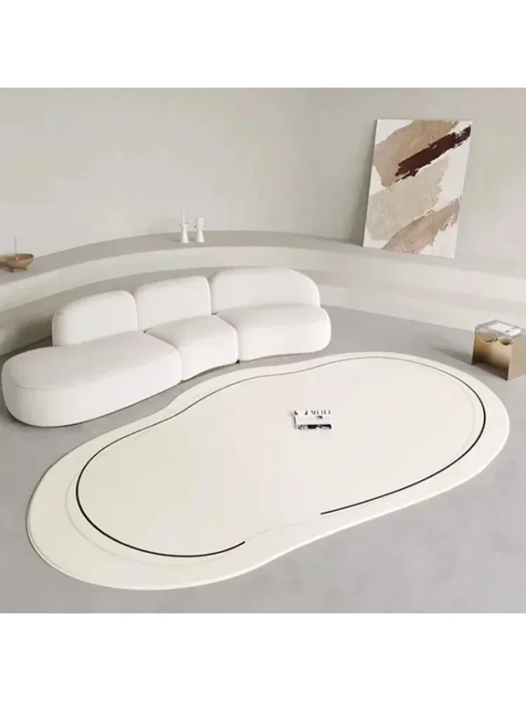 

Living Room Carpet Home Decoration White Fluffy Rug Bedroom Thickened Soft Shaggy Area Rugs Large Lounge Irregular Floor Mat