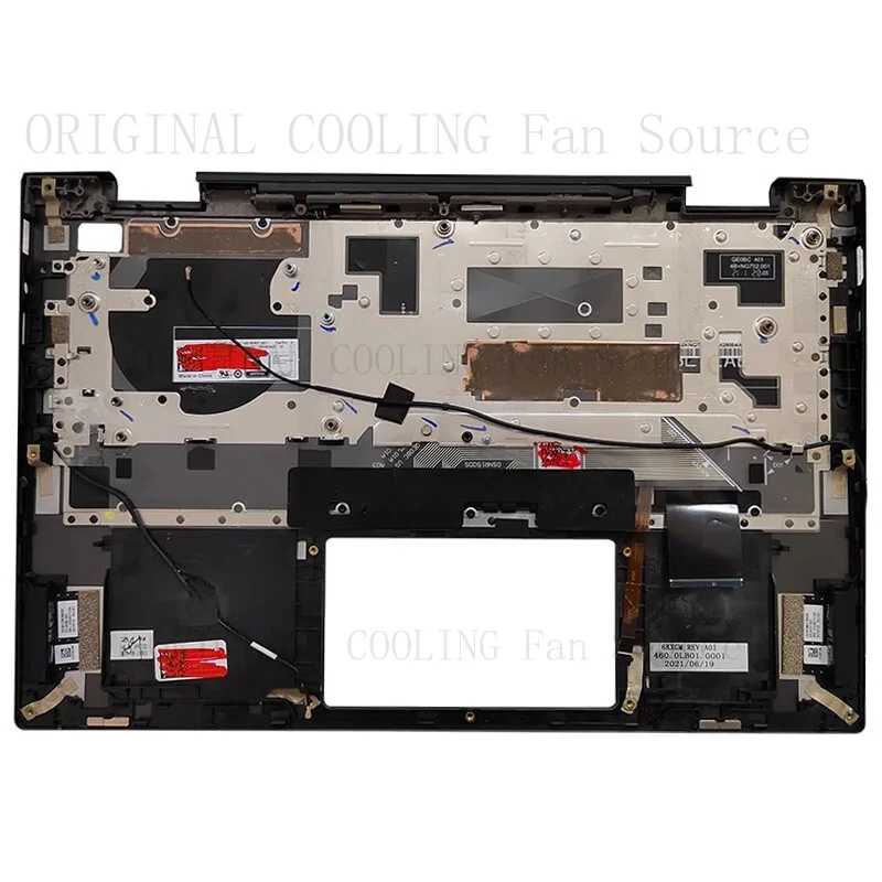 R+  Palmrest for Dell Inspiron 13 7000 7306 2-in-1 Keyboard US Black