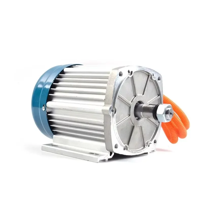 2000W DC Brushless Motor 3200RPM High Speed Electric Engine with 140 Differential Gearbox for Go Kart ATV Buggy Vehicle Parts