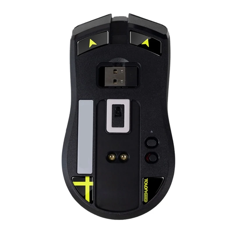 TALONGAMES Glass Mouse Feet Pad Mouse Skates Rounded Curved Edges for Viper Ultimate Gaming Mouse Sticker 1 Set