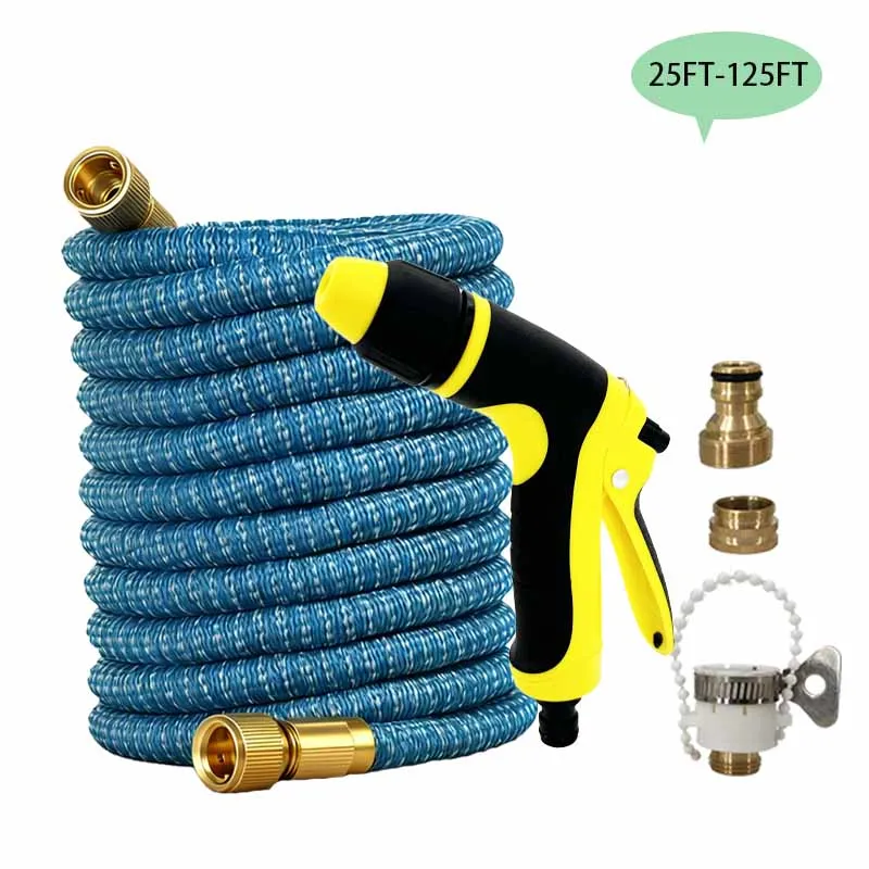 

Новый расширяемый волшебный шланг, автомойка высокого давления, многофункциональный водяной пистолет с насадкой, инструмент для полива и очистки домашнего сада