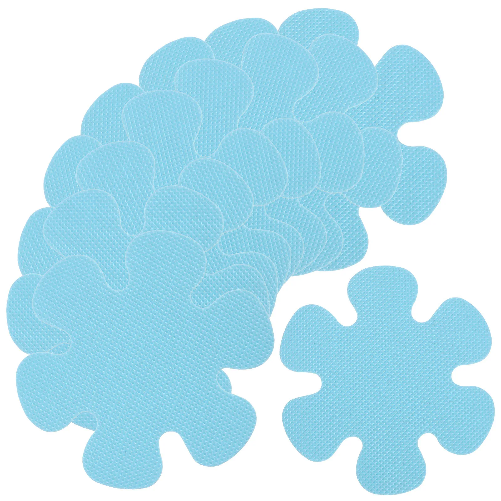 

20pcs Anti Slip Patch Tile Floor Decals Stair Sticker Bathtub Adhesive Shower Safety Non Slip Stair Decals Transparent Home