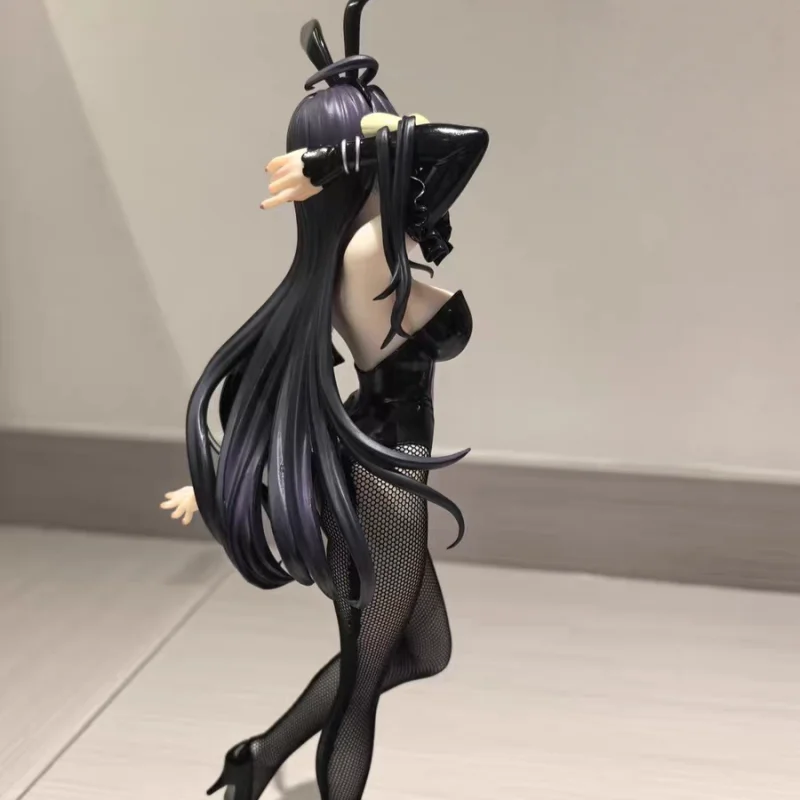 In Voorraad FuRyu BiCute Konijntjes Figuur OVERLORD Albedo Zwart Model Animatie Figuur Model Collectie Desktop Ornamenten Speelgoed Geschenken