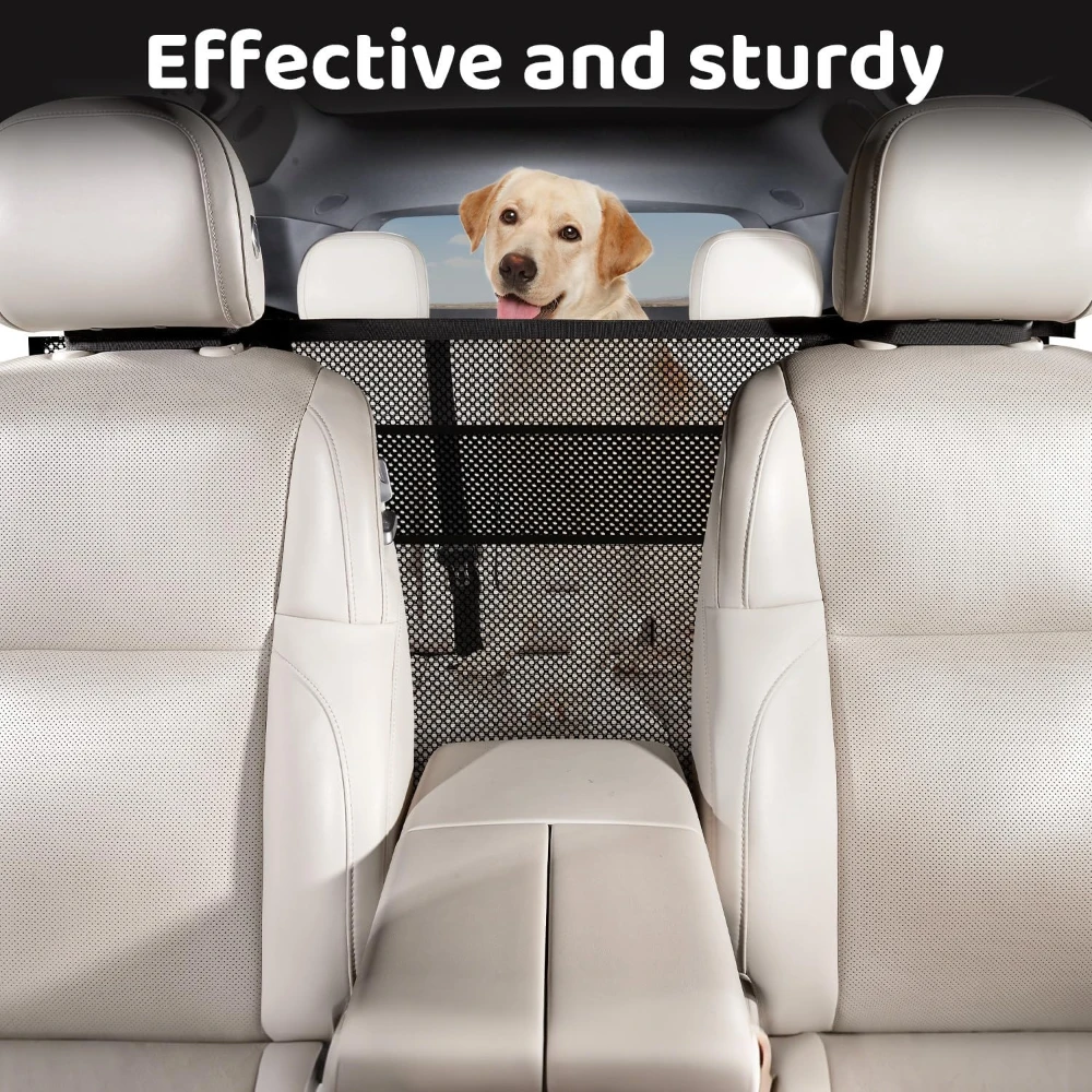Red de seguridad para coche con malla lavable y borde elástico - imagen 5