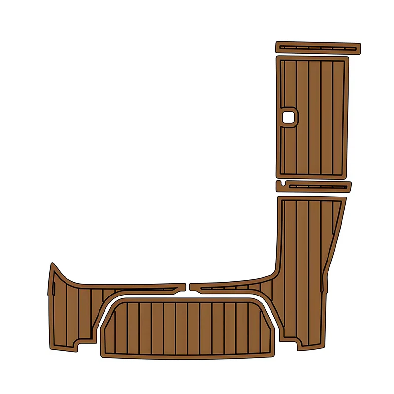 

Коврик для настила для яхт и лодок для 2017 года, кобальтовый 24 SD Swim Step, коврик для палубы из пенопласта EVA, напольный коврик из искусственного тикового дерева