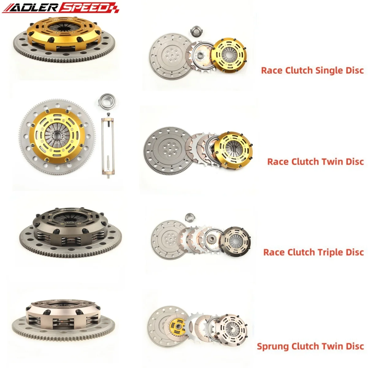 

ADLERSPEED пружинная муфта/гоночная муфта одинарного/двойного/тройного диска для Mitsubishi Lancer Evo 4, 5, 6, 7, 8, 9, 2,0 л 4G63