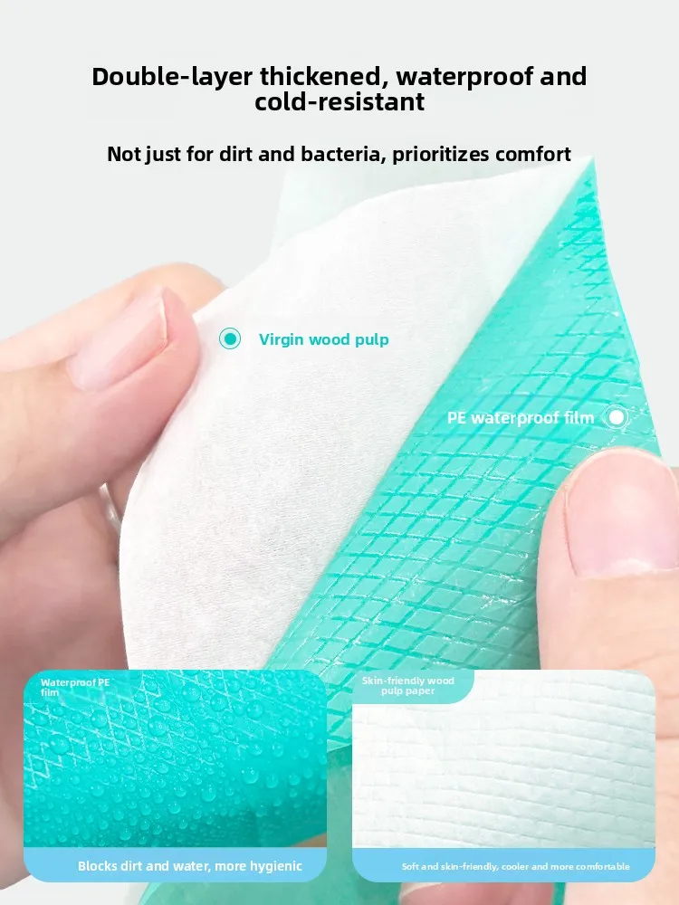 Disposable Toilet  Cover Travel Portable Hotel Maternity Universal Fit Easy Peel Adhesive Outdoor Camping Outdoor Gear