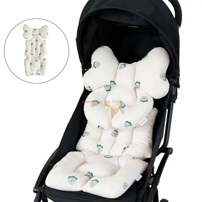 

J0PF Universal Baby Croller Mate Car Cushion Комфортная и дышащая мультипликационная коляска для младенцев и малышей