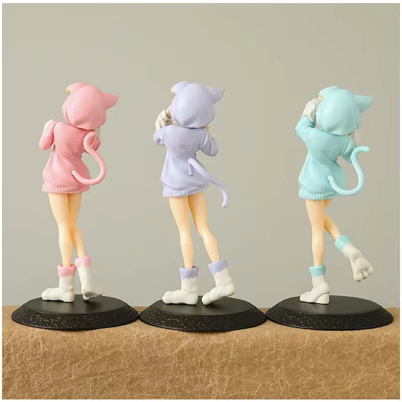 14 سنتيمتر أنيمي إعادة: صفر كارا هاجيميرو Isekai Seikatsu Rem نموذج لجسم رام عفريت بدء فساتين البلاستيكية إميليا جمع هدية لعبة #3