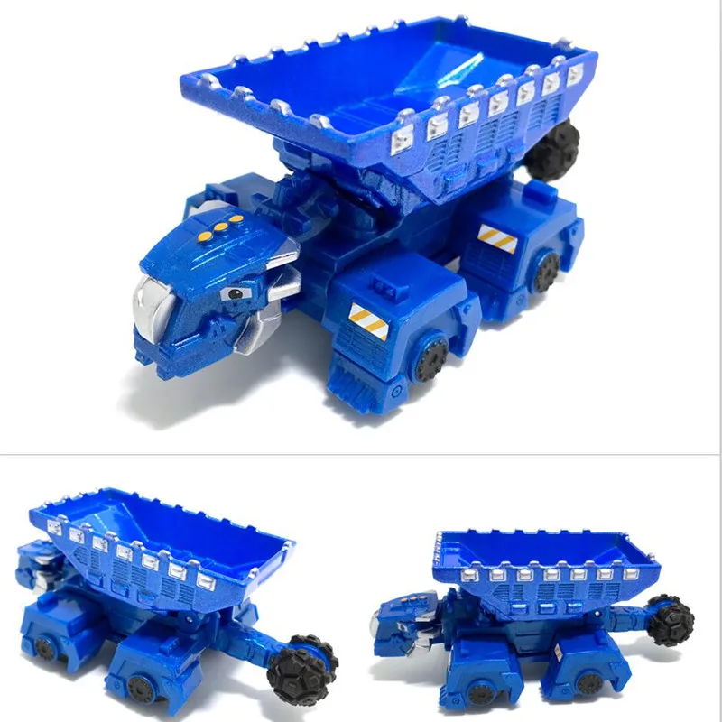 BOU- BOU- Camion de dinosaures en plastique pour enfants, mini modèles de voiture Dinotrux, jouet cadeau parfait, nouveau, 1:64