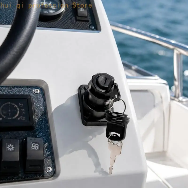Marine-Zündschaltereinheit mit farbcodierten Leitungen und 2 Schlüsselsatz, Verwendung H8WE – Detail 9