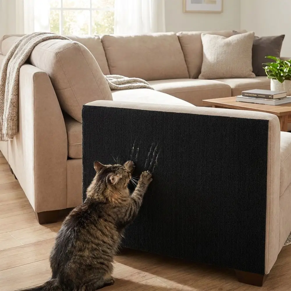 Self-Adhesive Cat Furniture Protector Multi-Functional Cat-proof Sofa Protective Tape Dry Fast Replacement Pad Cat Scratch Mat