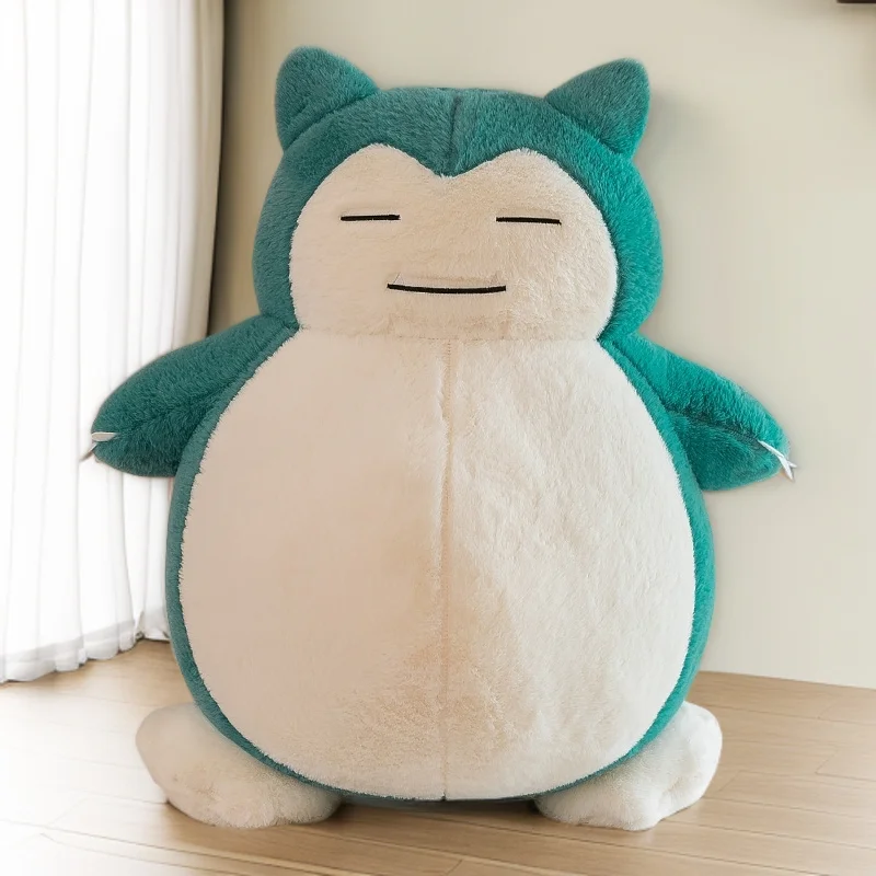 30-60cm lindo snorlax Plushie dibujos animados Pokemon snorlax juguetes de peluche suave relleno Pokémon snorlax muñeca niños regalos de cumpleaños decoración de la habitación