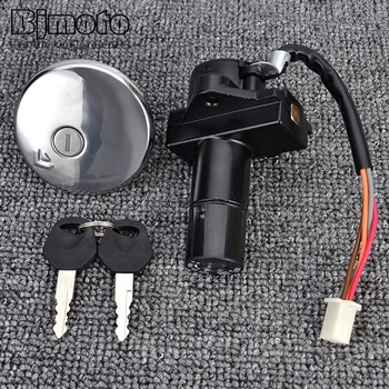 Motorcycle Fuel Gas Cap Ignition Switch Seat Lock Key Kit For Suzuki GN250 GN 250 1985-2001 2000 1999 1998 1997 1996 1995 1994