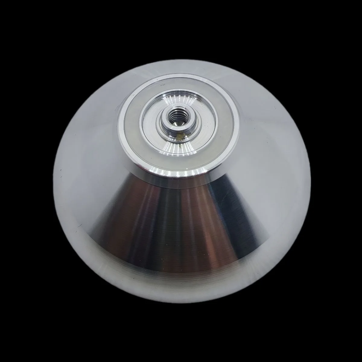 سبائك الألومنيوم المصنوعة من الفولاذ المقاوم للصدأ مادة مزدوجة مخرطة Yoyo عالية السرعة Yo-yo CNC مع سلسلة دوارة عبوة رائعة #4