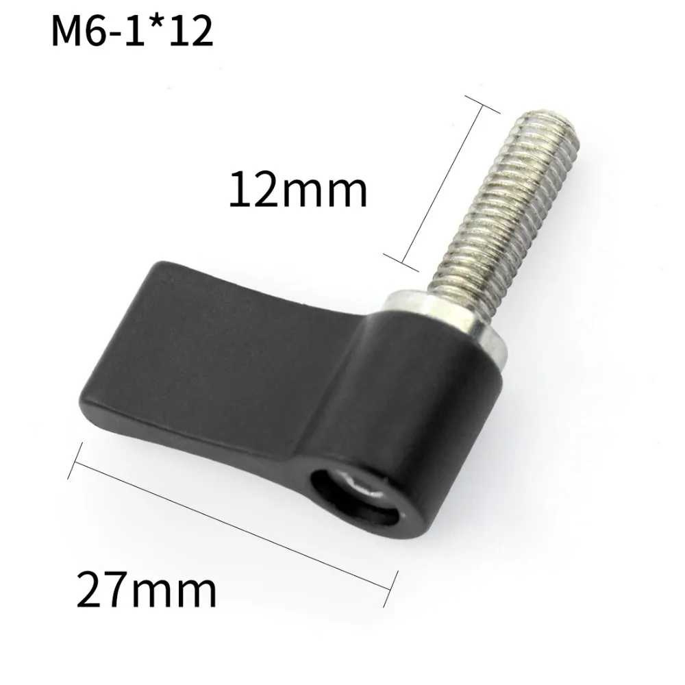 BGNing CNC M4 M5 M6 * 12mm 17mm 20mm Einstellbare Hand Schraube Enge Schloss Schrauben für DSLR Kamera 15mm Schiene Stange Folgen Fokus Teile – Detail 37