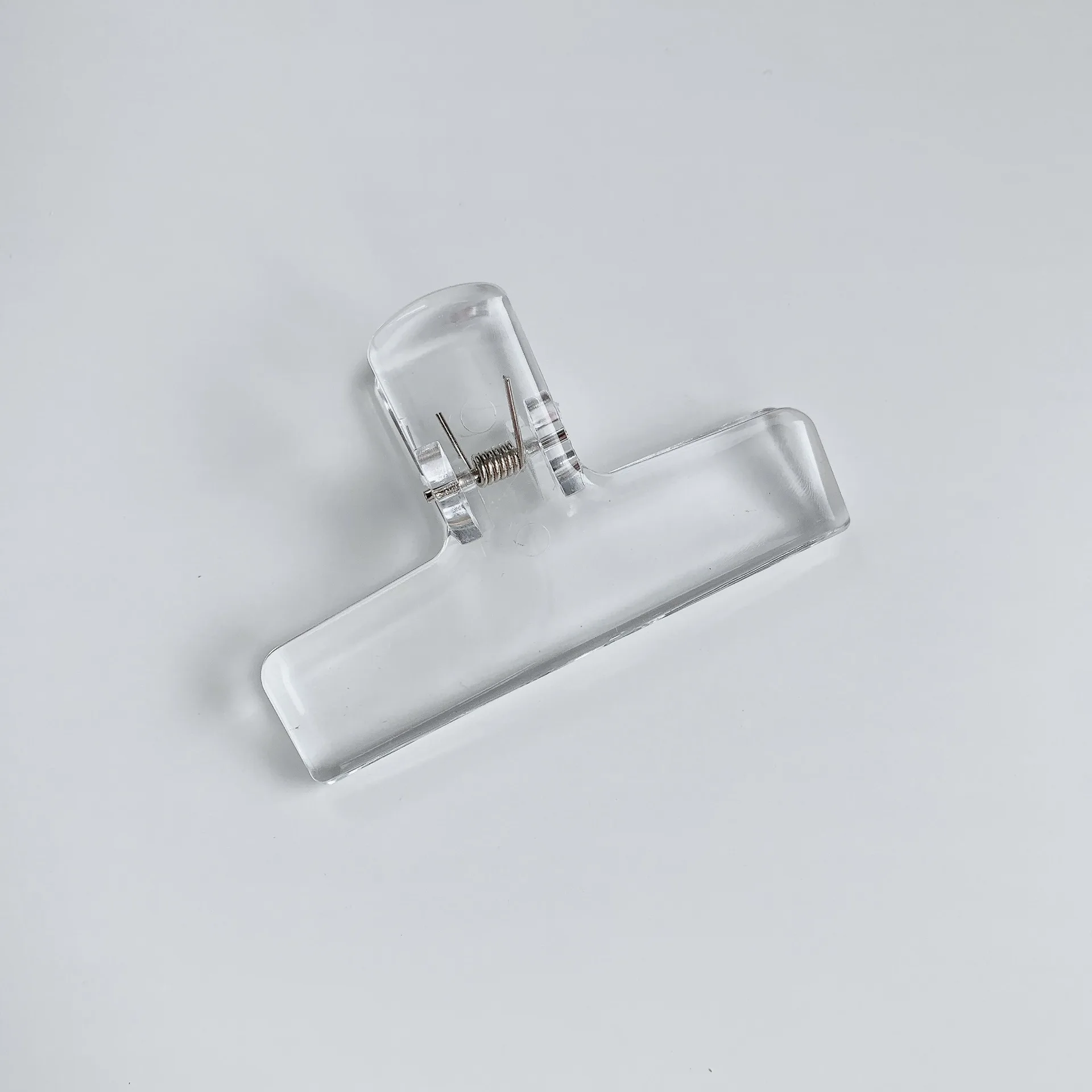 Schöne transparente Acryl-Clips im minimalistischen Stil, Federklammern für Schüler und Lehrer, Büroklammern, Verschlussklammern – Detail 7