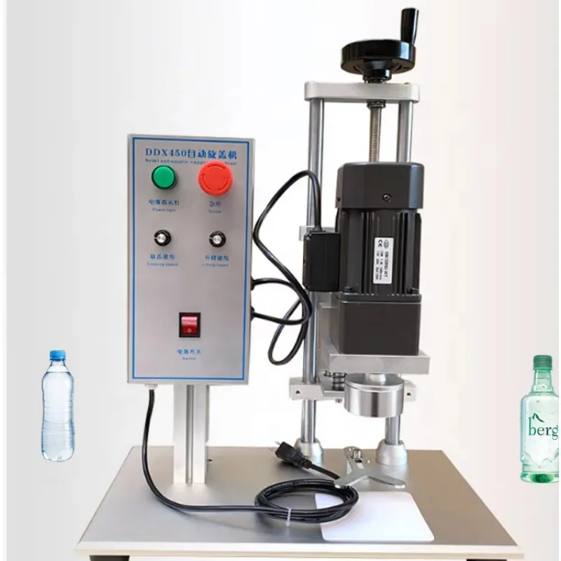 2026 Hot Sale Semi‑Automatic Small Desktop Bottle Capping Machine Cap Screwing Equipment For Cosmetic Food Bottle