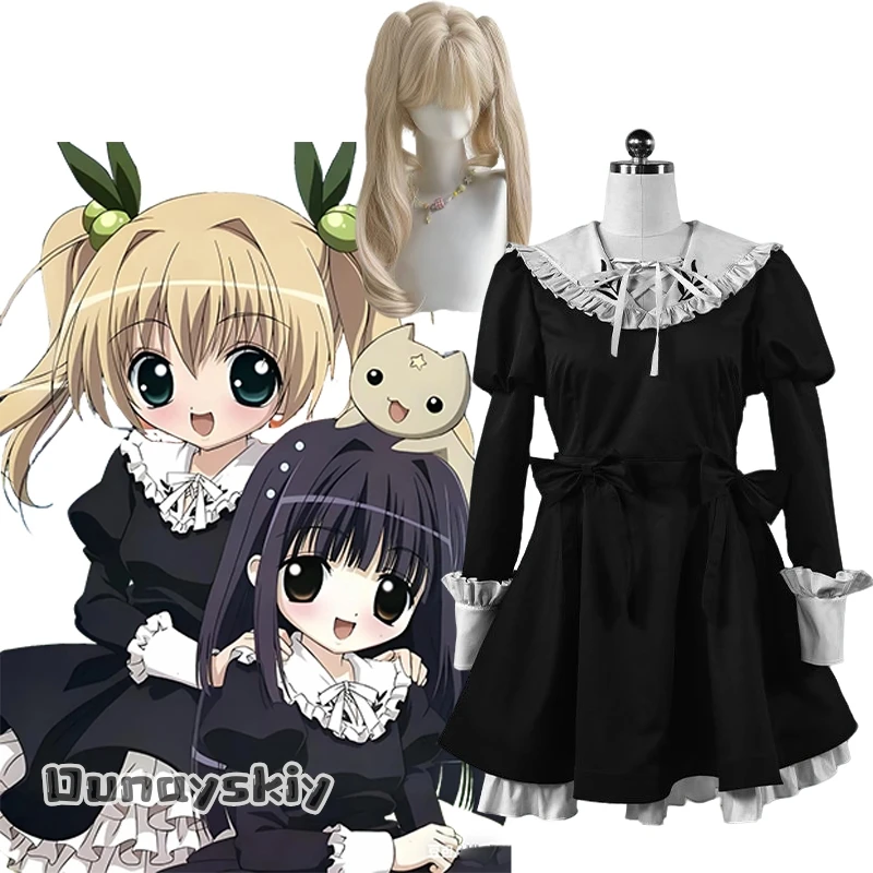 

Anime Kamichama Karin Cosplay{Anna zhang Online}Japanese Punk Style Lolita OP Dress Karin Wig Headwear Girl Uniforms Christmas