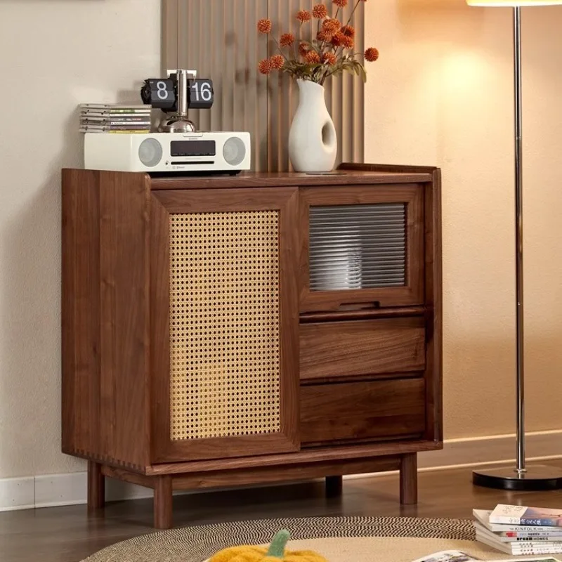 side cabinet, guest restaurant storage locker, log tea cabinet light luxury multi-function
