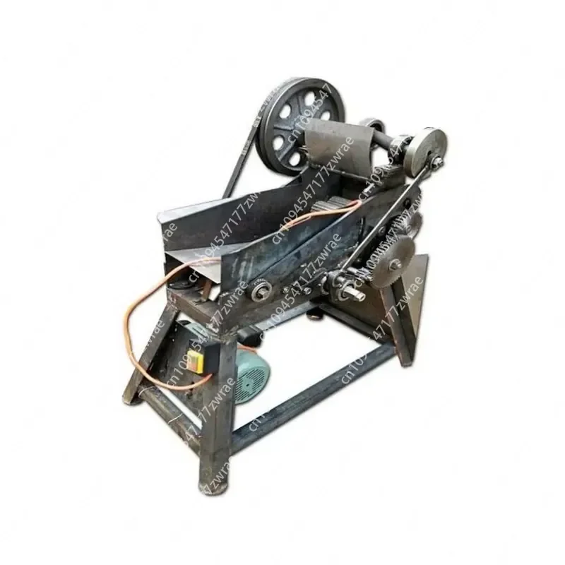 Professional Multi-Functional Motorized Coconut Leaf Shredder Gear 3KW Motor Automatic Feeding High Capacity Vegetable Cutter