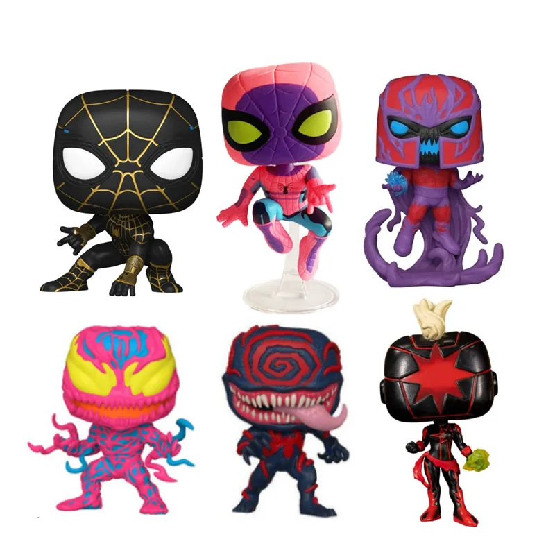 pop580 Figur Dark Captain Statue Sammlerstück Dekoration Ornament Spielzeug Geschenke Weihnachtsschmuck Carnage Spider Iron Man Venomized