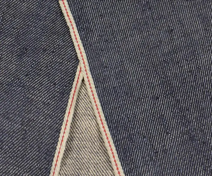 10.5 Oz Slub Selvedge Cotton Hemp Denim Fabric Selvage Jeans Cloth Material DIY Trendy Apparel Jacket Acceossories W184813