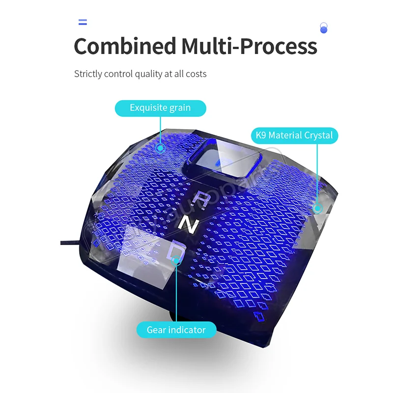 

Crystal Gear Handle Shift Knob For BYD Leopard Titanium 3 2025 Car Interior Trim With LED Decoration Modification Accessories