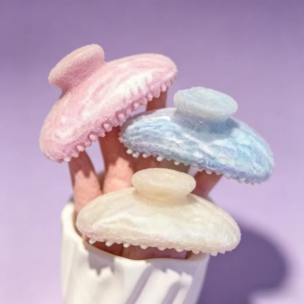 

1PC Mermaid Marble Pattern Hair Claw, Elegant High End Multi Color Hime Color Illusion Half Circle Hair Grab Clip