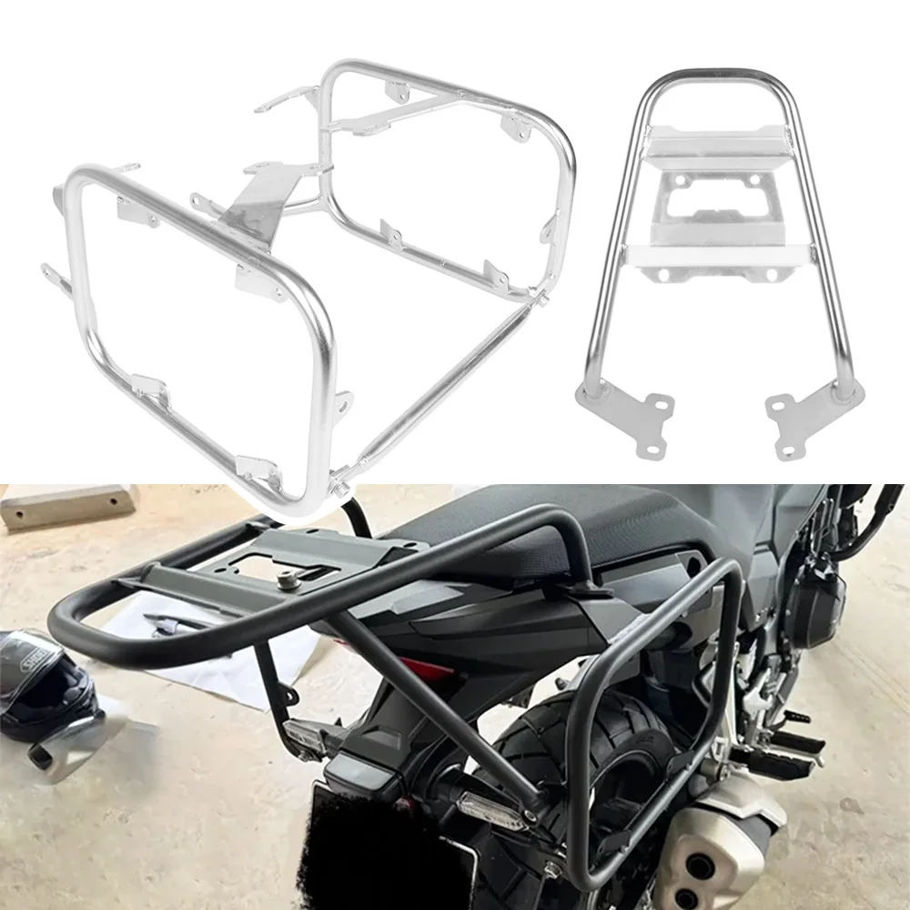 NX400 Motorcycle Luggage Rack Set Side Support Racks For Honda NX 400 NX 2023-24 Pannier Racks Carrier Luggage Mounting Bracket