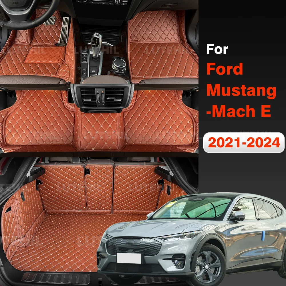

Автомобильные коврики для Ford Mustang-Mach E 2021 2022 2023 2024, коврик для багажника автомобиля, автомобильные аксессуары, автотовары, детали интерьера
