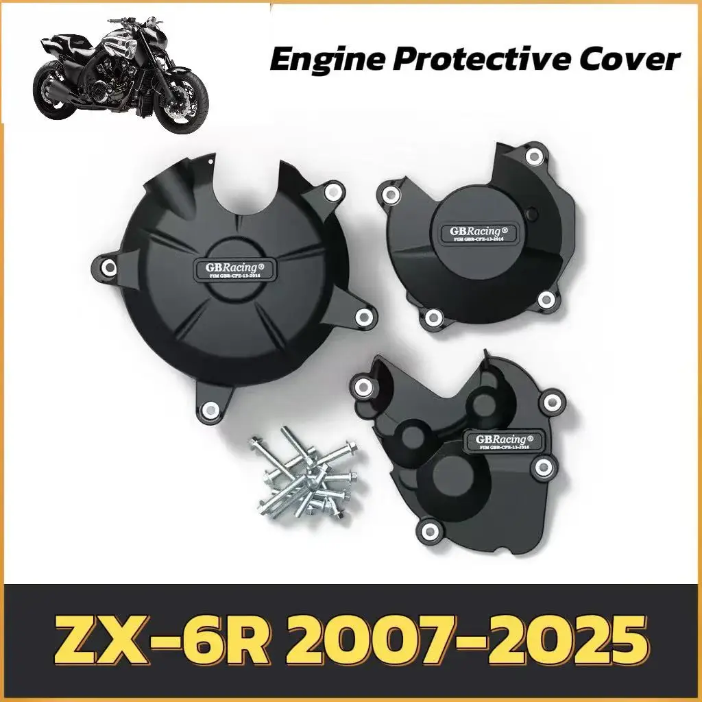 

for Kawasaki ZX-6R 2007-2025 Motorcycle Engine Cover Protector