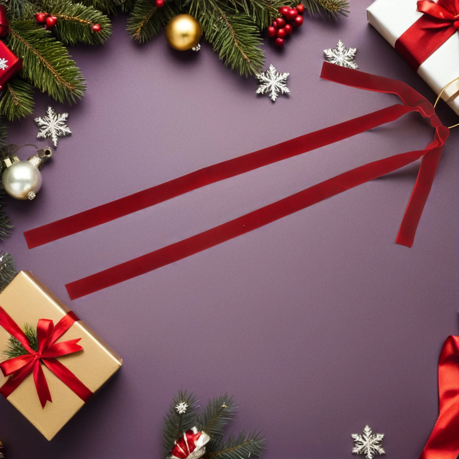 

8Pcs Red Ribbon Bows for Christmas Tree 23.58 X 15.72 Inch Large Fabric Bowknot Decorations Holiday Wreath Ornament Set Rustic