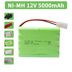 12V 5000mah NIMH Battery For Rc Toys Cars Tanks Trucs Robot Gun Boat 12V Rechargeable NI-MH Battery Pack H Model upgarde 2800mah