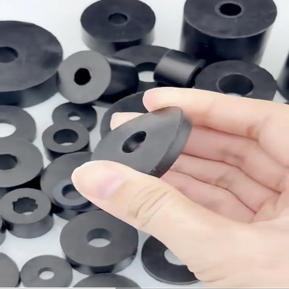 

Rubber Anti-Vibration Washers Circular Damping Pads Shock Absorber for HVAC Fan Coil Equipment