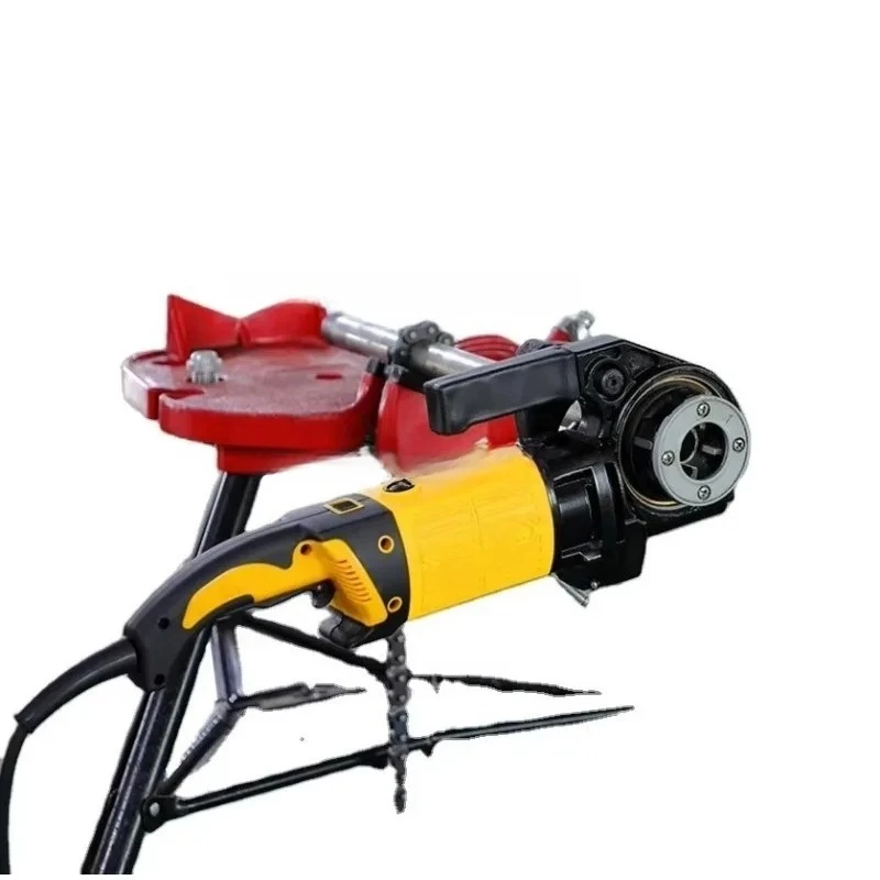 SQ30A Portable Power Pipe Threader NPT BSPT HSS DIE for 1/2- 1 1/4 Pipes for Home Improvement and Construction Projects