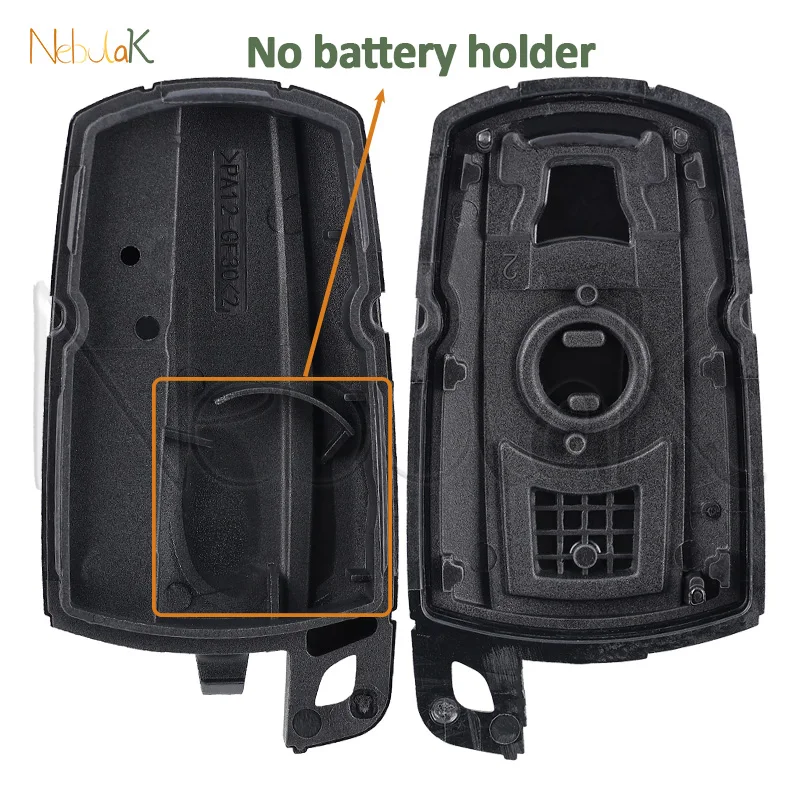 Car Remote Smart Key Shell Cover For BMW E61 E90 E82 E70 E71 E87 E88 E89 X5 X6 1 3 5 6 Series Replace 3 Buttons Smart Fob Case