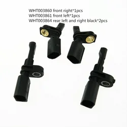1Set ABS Wheel Speed Sensor Black Plastic for A3 Caddy Golf Tourang Octavia Superb WHT003864 WHT 003 860 WHT 003 861